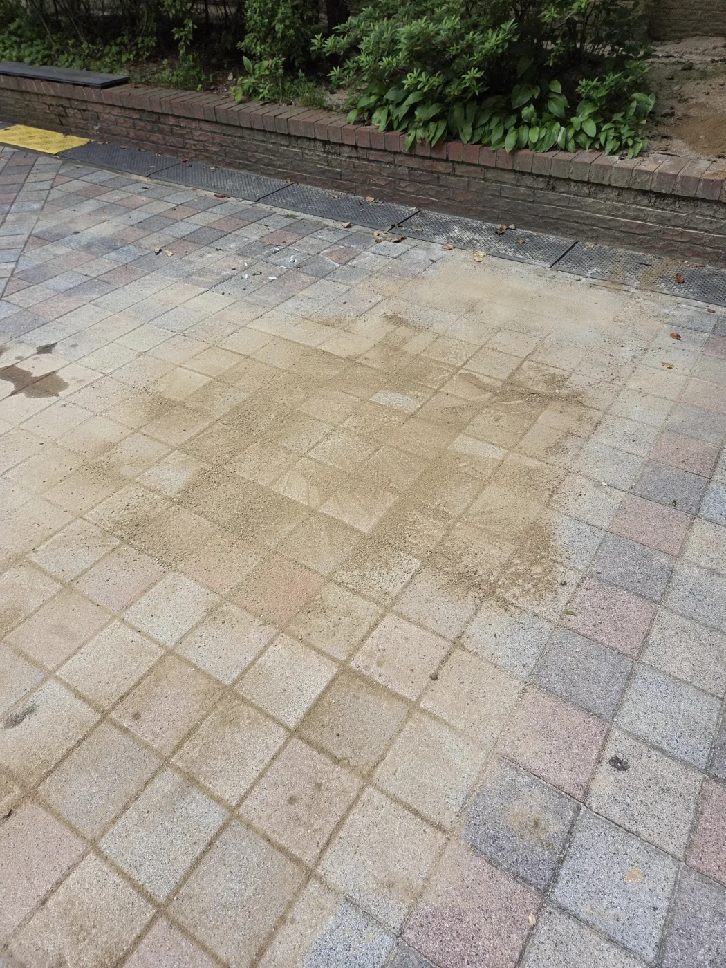 부분보수를 마친 완료 현장